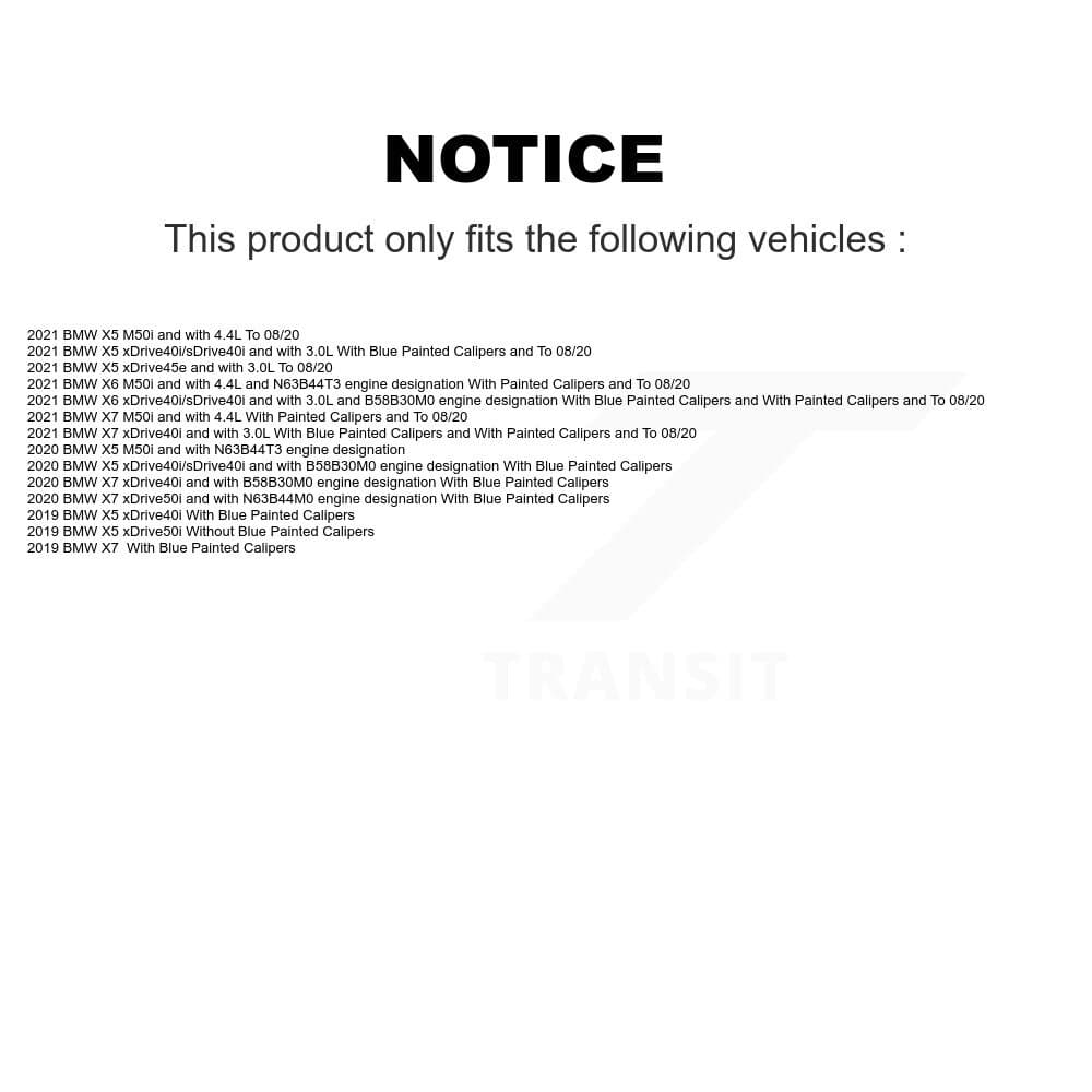 Positive Plus - KPW-100261 - Front and Rear Disc Brake Pad Kits image 8