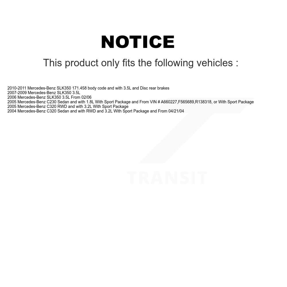 Positive Plus - KPW-100359 - Front and Rear Disc Brake Pad Kits image 8