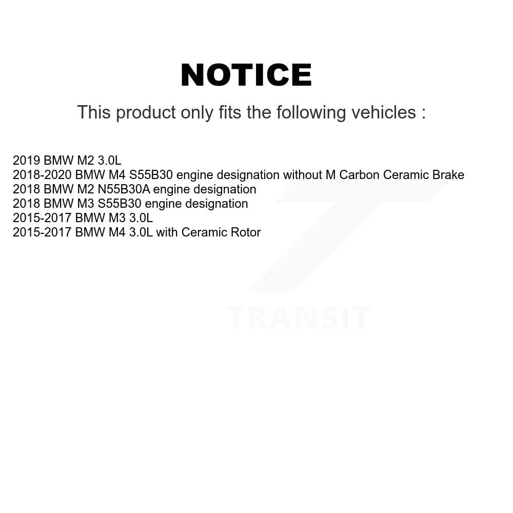 Mpulse - KSE-100161 - Front and Rear Disc Brake Pad Wear Sensor Kits image 2