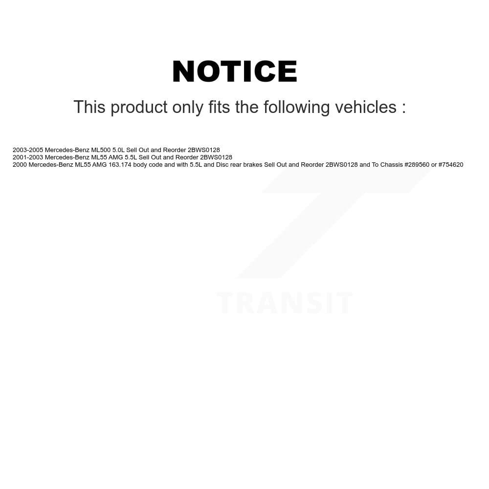 Mpulse - KSE-100234 - Front and Rear Disc Brake Pad Wear Sensor Kits image 2