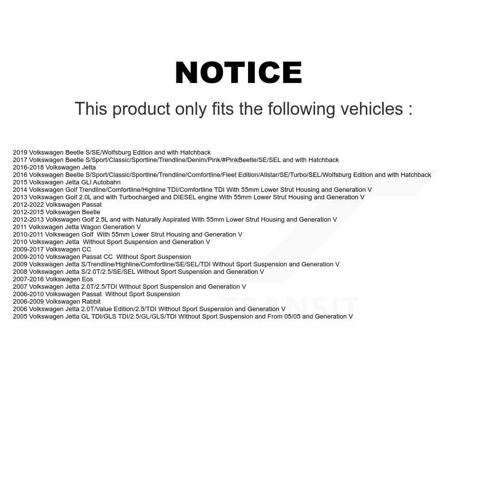 Transit Auto - KSH-100258 - Front Suspension Strut Kits image 2