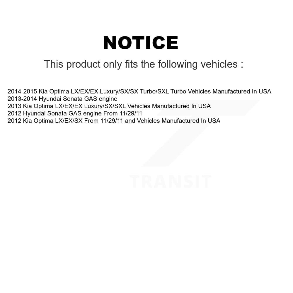 Transit Auto - KSH-100309 - Front Left Suspension Strut Kits image 2
