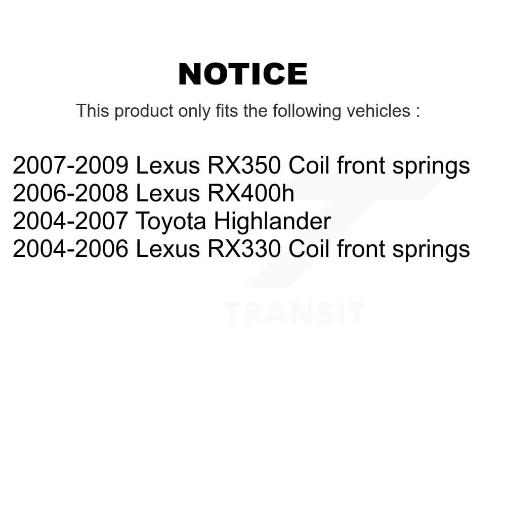 Transit Auto - KSH-100353 - Front Right Suspension Strut Kits image 2