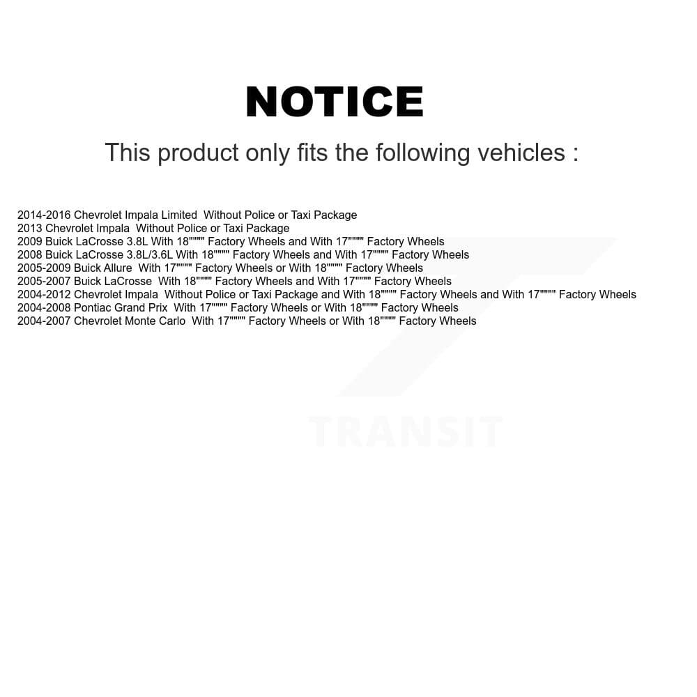 Transit Auto - KSH-100418 - Rear Left Suspension Strut Kits image 2