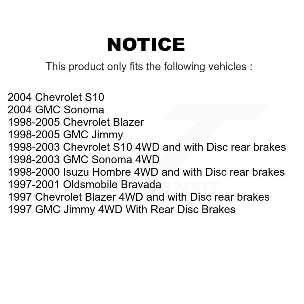 SIM - KSM-100314 - Front and Rear Disc Brake Pad Kits image 8