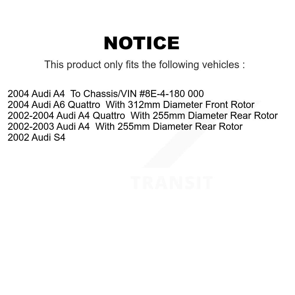 SIM - KSM-100364 - Front and Rear Disc Brake Pad Kits image 8