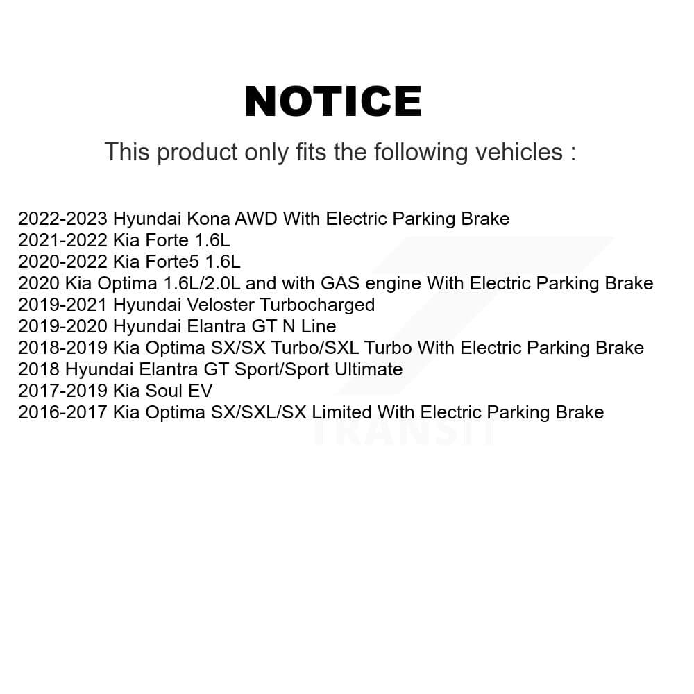 SIM - KSM-100528 - Front and Rear Disc Brake Pad Kits image 8