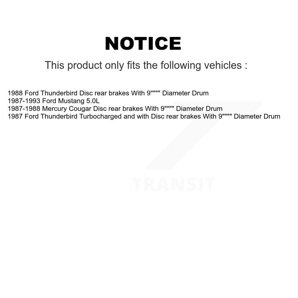 Transit Auto - KSN-100053 - Front and Rear Disc Brake Pad Kits image 14