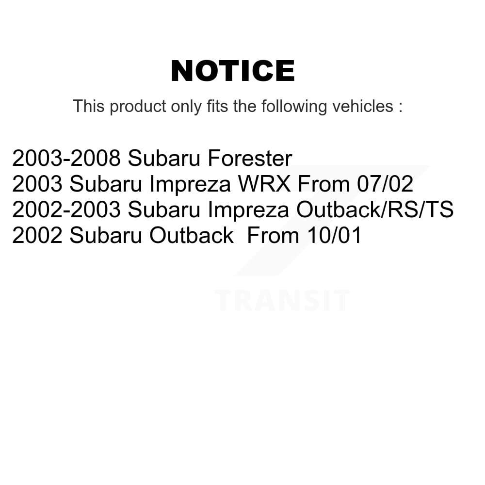 Transit Auto - KSN-100254 - Front and Rear Disc Brake Pad Kits image 14