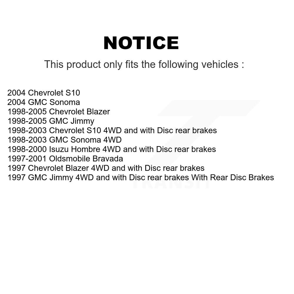 Transit Auto - KSN-100595 - Front and Rear Disc Brake Pad Kits image 14