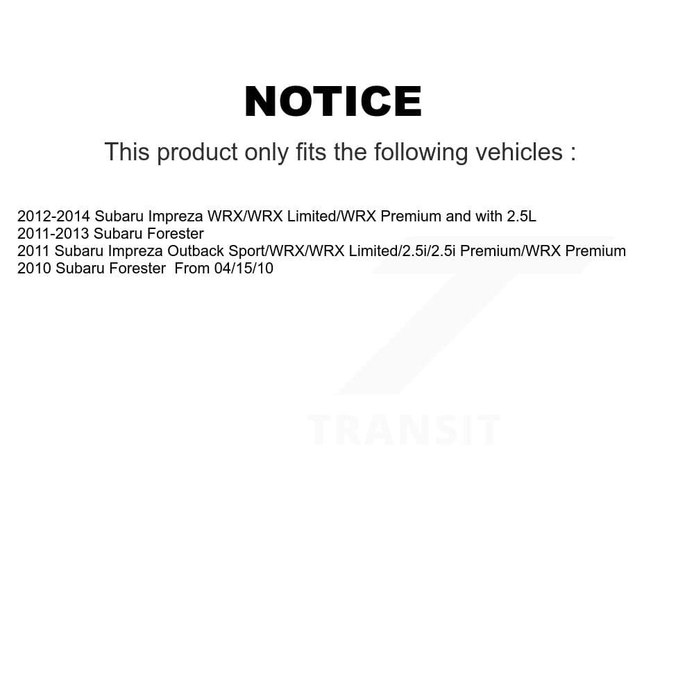 Transit Auto - KSN-100808 - Front and Rear Disc Brake Pad Kits image 14