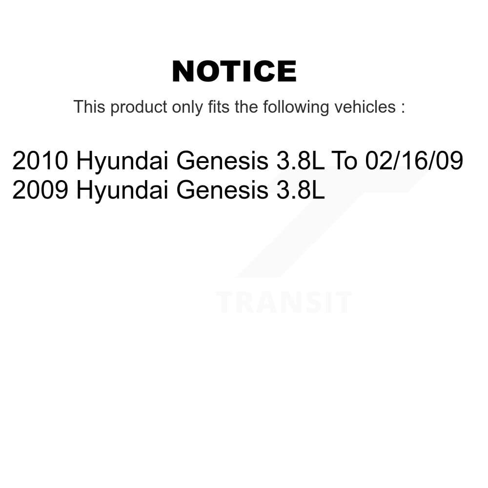 Transit Auto - KSN-100817 - Front and Rear Disc Brake Pad Kits image 14