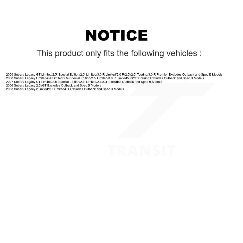 Transit Auto - KSS-105230 - Rear Suspension Strut and Coil Spring Assembly Kits image 2
