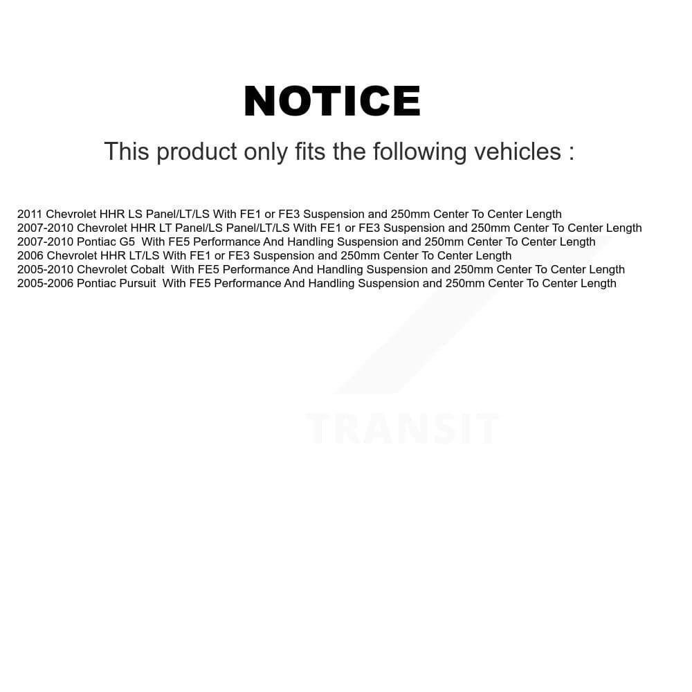 Transit Auto - KSS-107274 - Front Suspension Strut Kits image 2