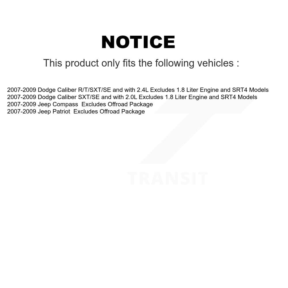 Transit Auto - KSS-107724 - Front and Rear Suspension Strut and Coil Spring Assembly Kits image 2
