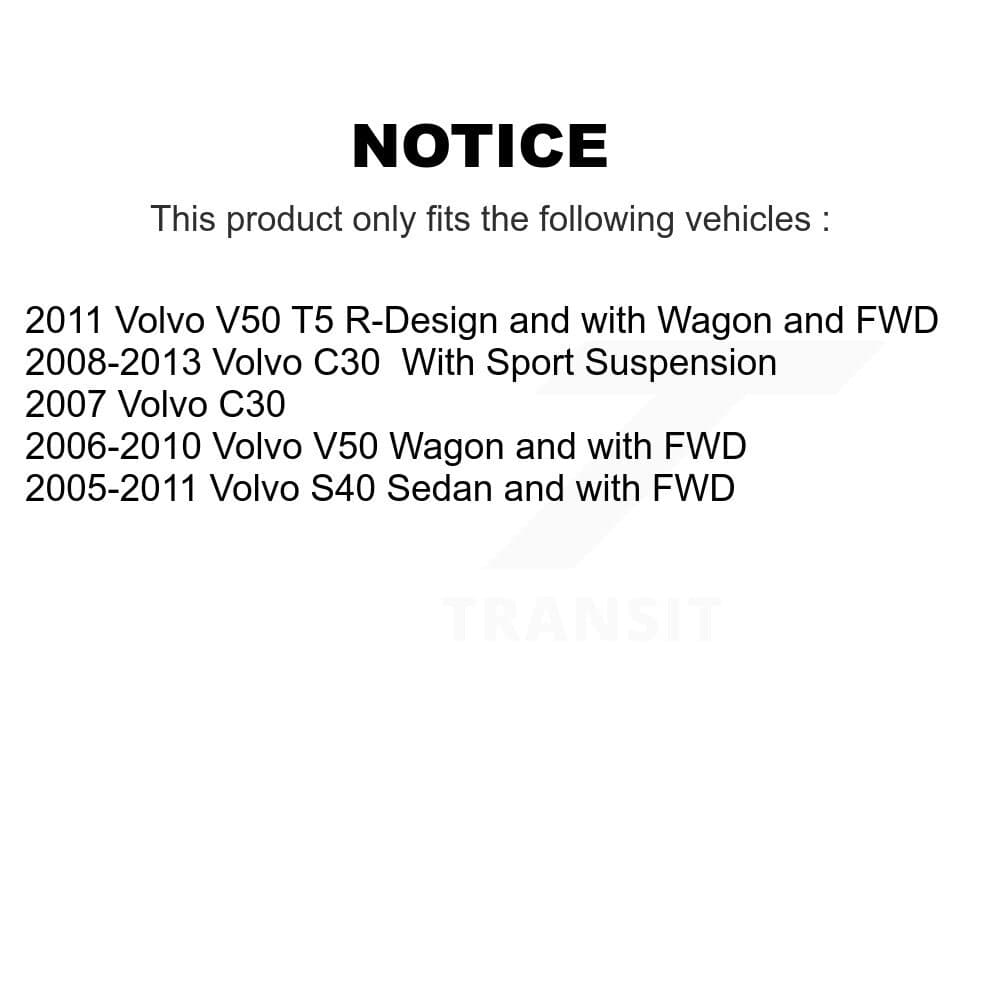 Transit Auto - KSS-107770 - Front and Rear Suspension Strut and Coil Spring Assembly Kits image 2