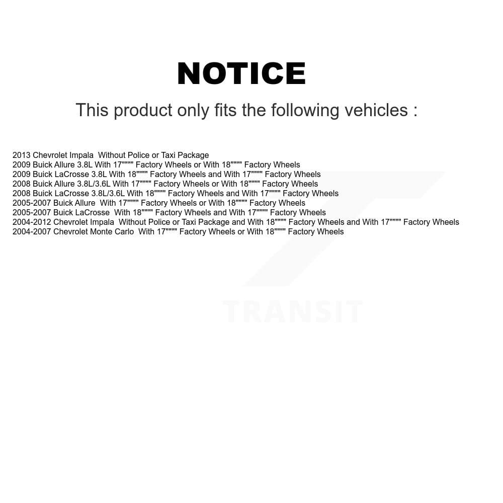 Transit Auto - KSS-108164 - Front and Rear Suspension Strut Kits image 2