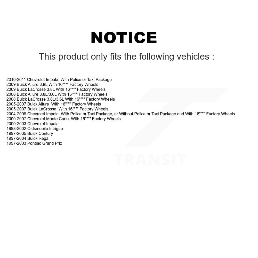 Transit Auto - KSS-108165 - Front and Rear Suspension Strut Kits image 2