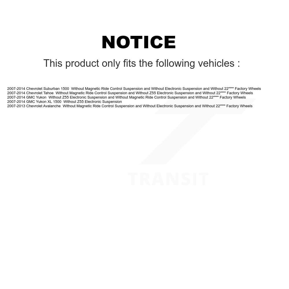 Transit Auto - KSS-108190 - Front and Rear Suspension Strut Kits image 2