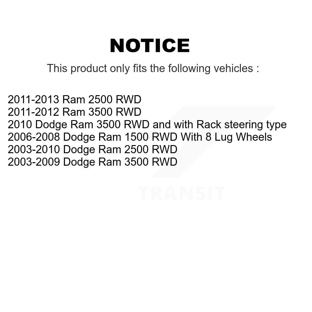 Transit Auto - KTB-100358 - Front Steering Tie Rod End Kits image 2