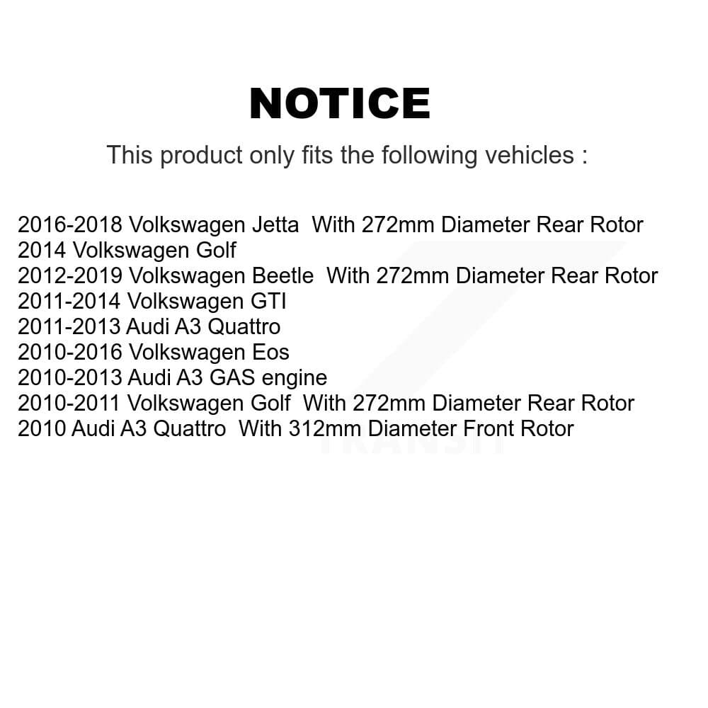 TEC - KTC-100067 - Front and Rear Disc Brake Pad Kits image 15