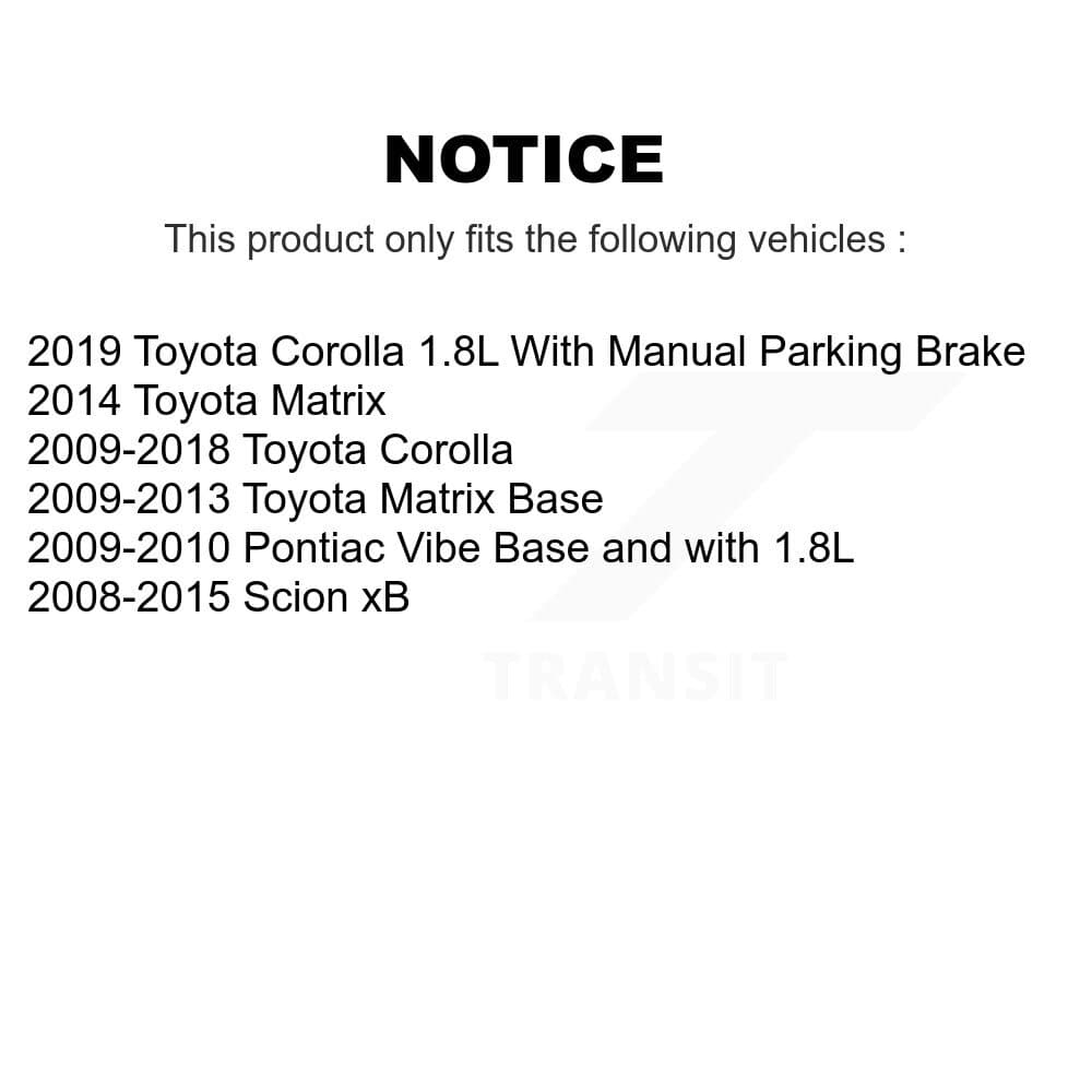 TEC - KTC-100107 - Front and Rear Disc Brake Pad Kits image 15