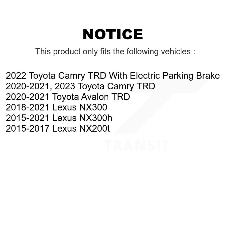 TEC - KTC-100142 - Front and Rear Disc Brake Pad Kits image 15