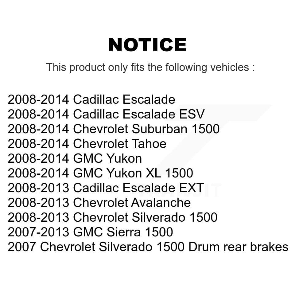 TEC - KTC-100158 - Front and Rear Disc Brake Pad Kits image 15