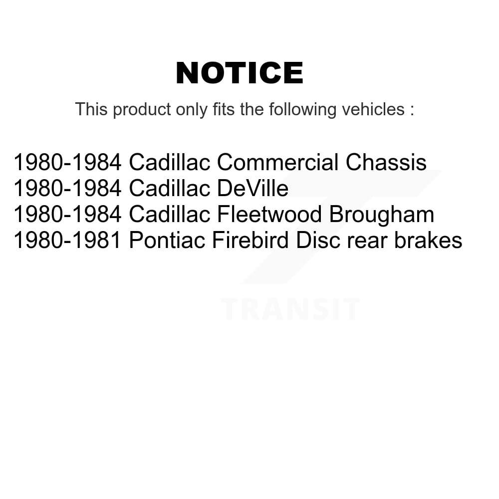 TEC - KTC-100337 - Front and Rear Disc Brake Pad Kits image 15