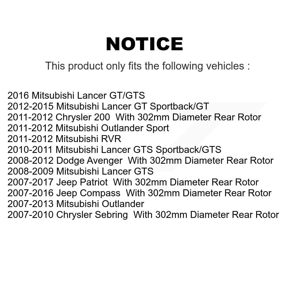 TEC - KTC-100444 - Front and Rear Disc Brake Pad Kits image 15