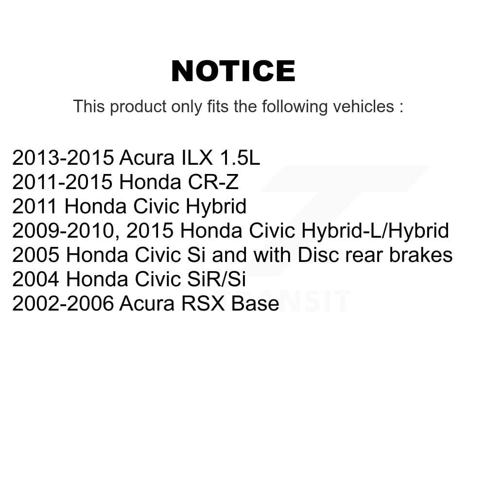 TEC - KTC-100496 - Front and Rear Disc Brake Pad Kits image 15
