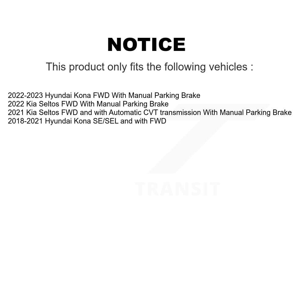 TEC - KTC-100652 - Front and Rear Disc Brake Pad Kits image 15