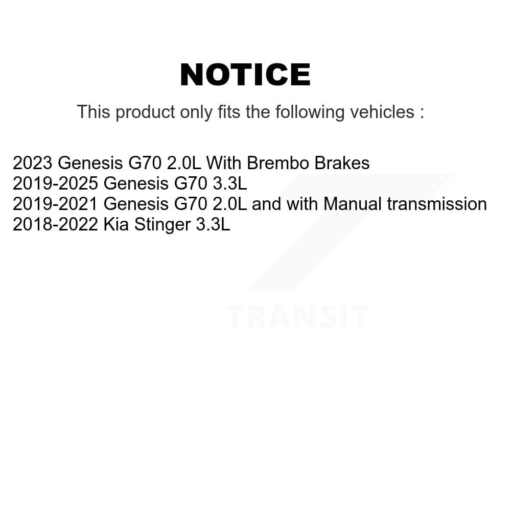 TEC - KTC-100687 - Front and Rear Disc Brake Pad Kits image 15