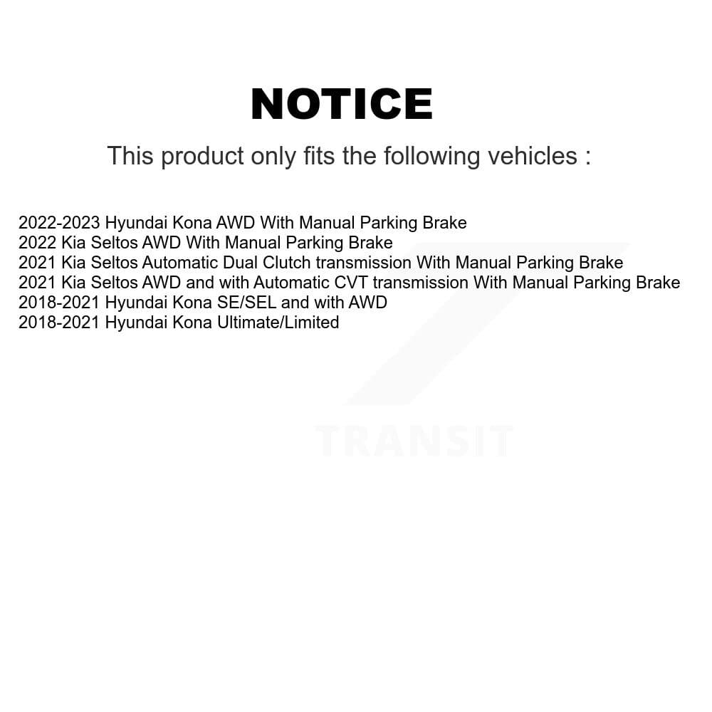 TEC - KTC-100728 - Front and Rear Disc Brake Pad Kits image 15