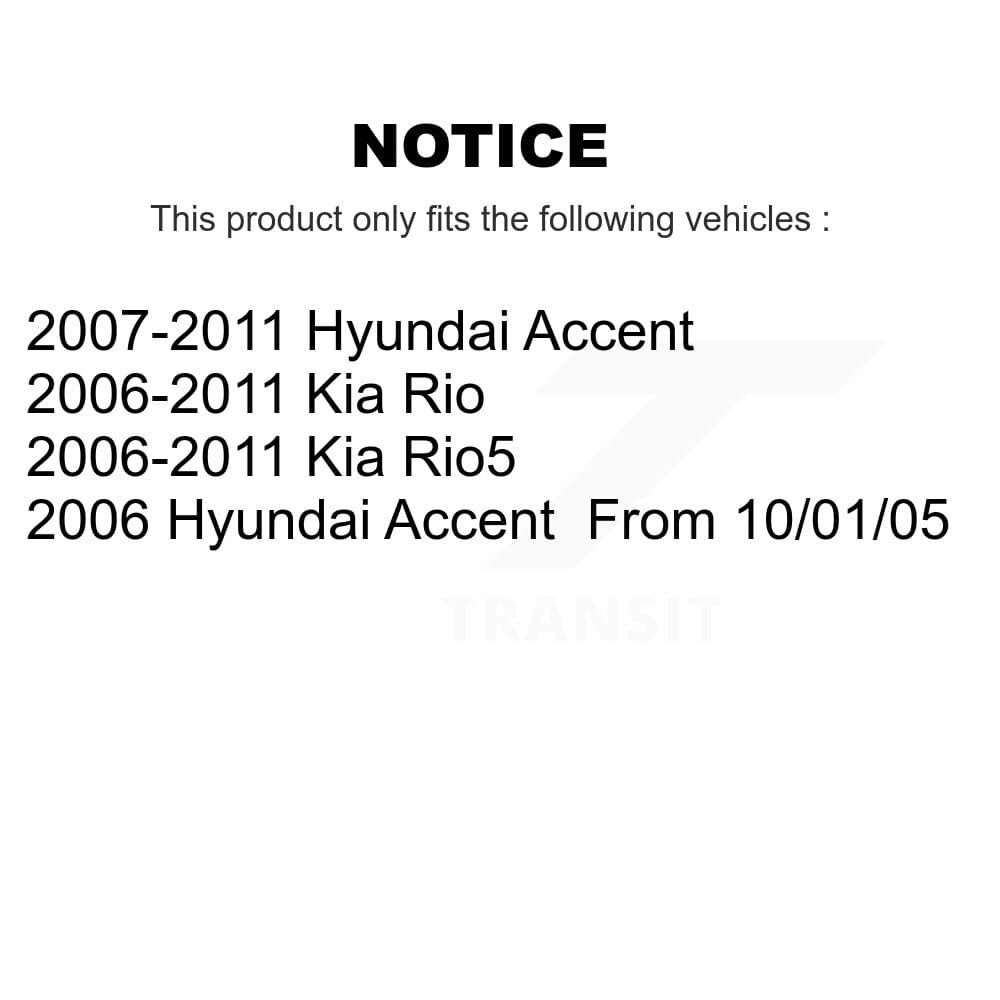 Transit Auto - KTN-100018 - Front and Rear Disc Brake Pad Kits image 19