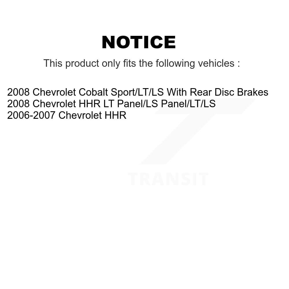 Transit Auto - KTN-100019 - Front and Rear Disc Brake Pad Kits image 19