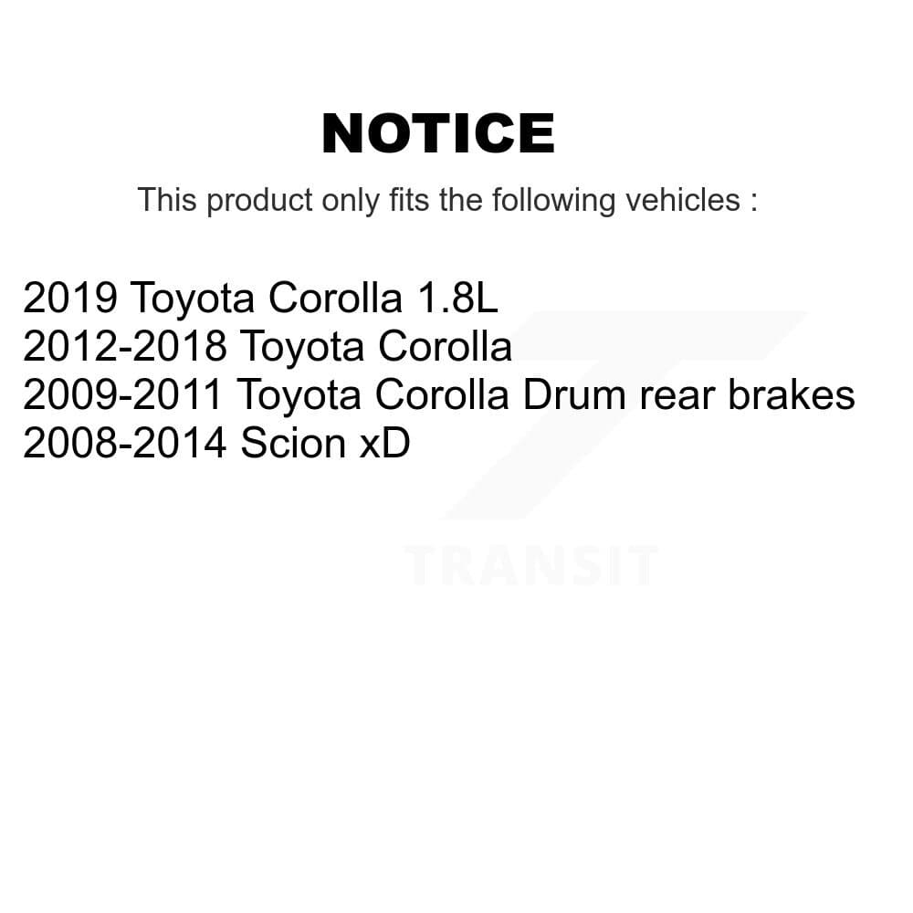 Transit Auto - KTN-100027 - Front and Rear Disc Brake Pad Kits image 19