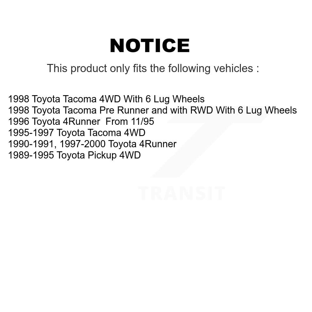Transit Auto - KTN-100064 - Front and Rear Disc Brake Pad Kits image 19