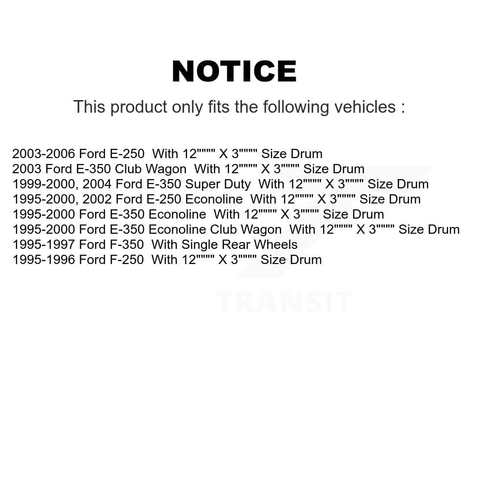 Transit Auto - KTN-100119 - Front and Rear Disc Brake Pad Kits image 19