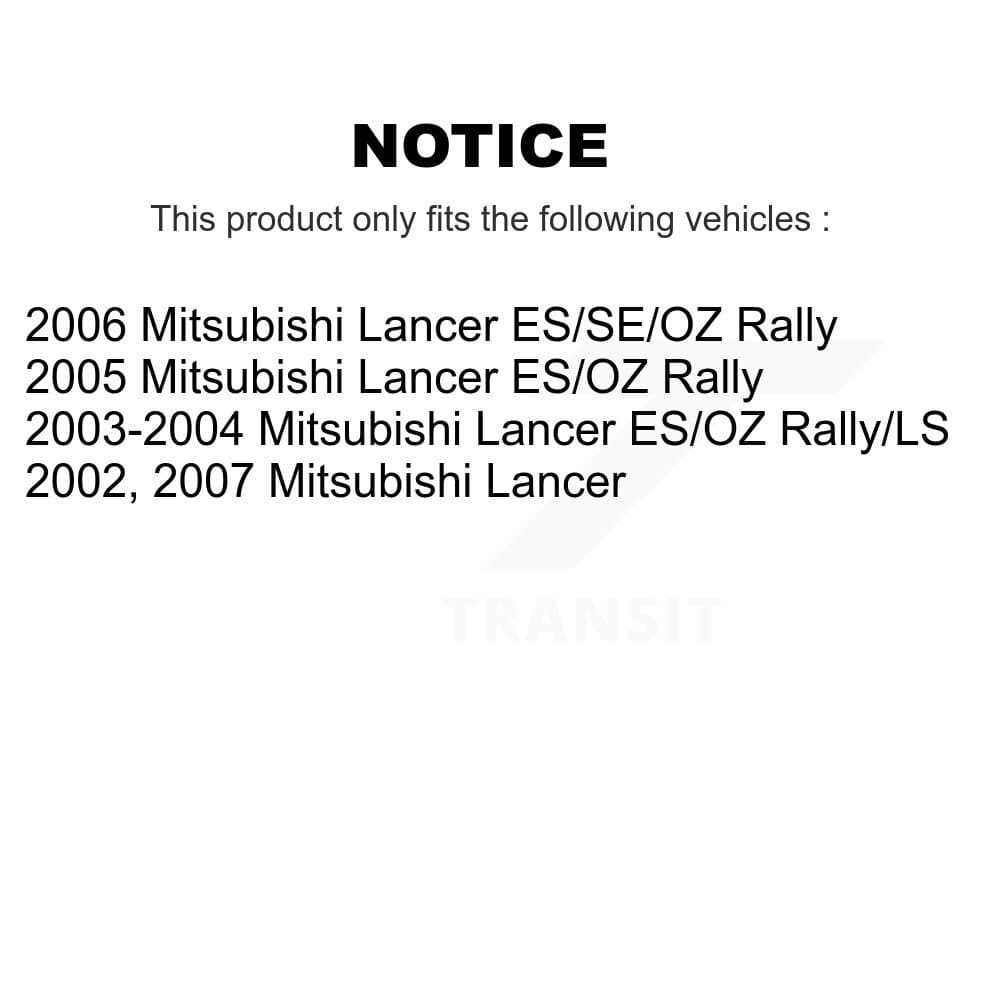 Transit Auto - KTN-100190 - Front and Rear Disc Brake Pad Kits image 19