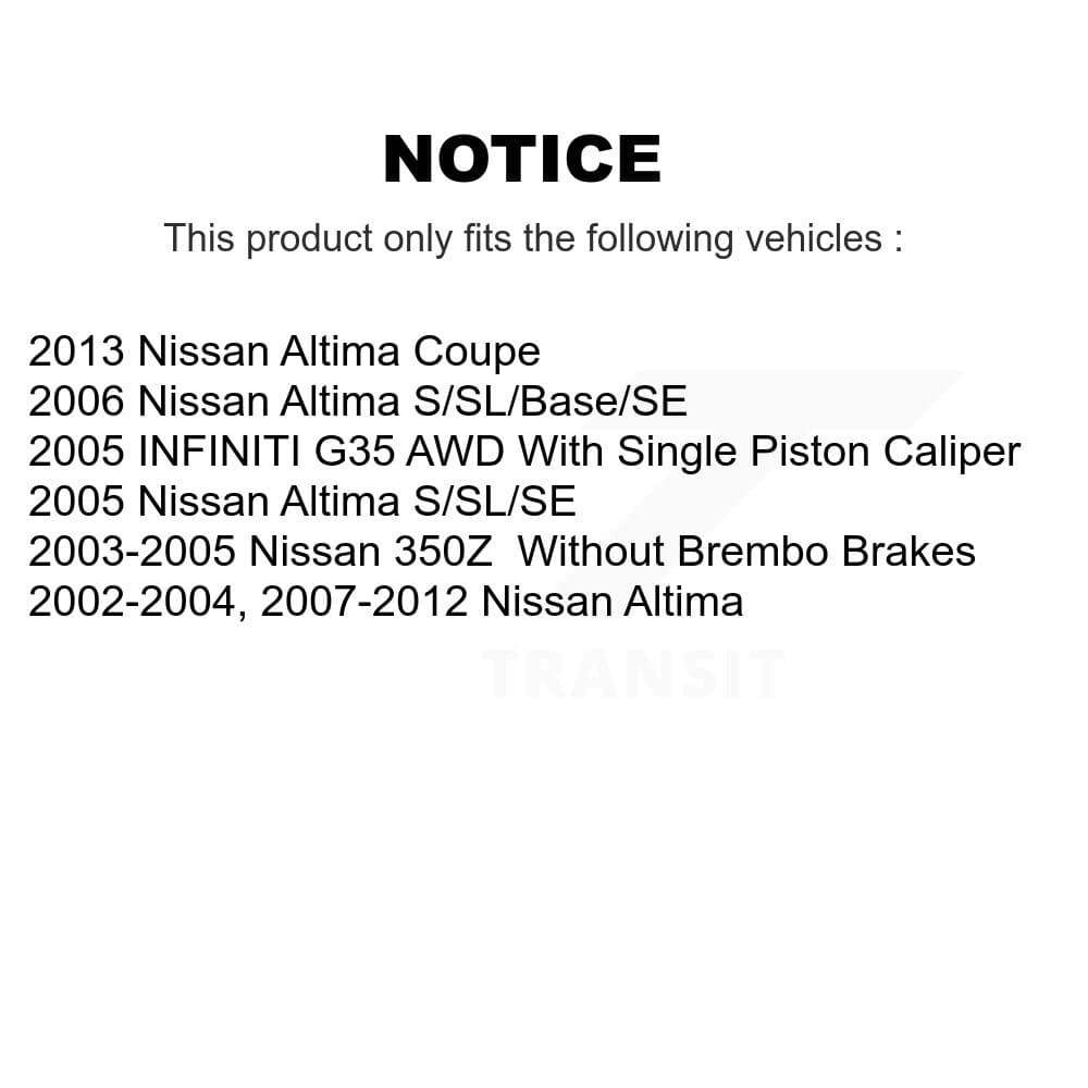 Transit Auto - KTN-100533 - Front and Rear Disc Brake Pad Kits image 19