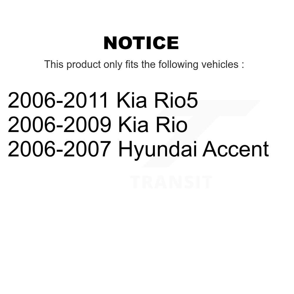 Transit Auto - KTN-100660 - Front and Rear Disc Brake Pad Kits image 19