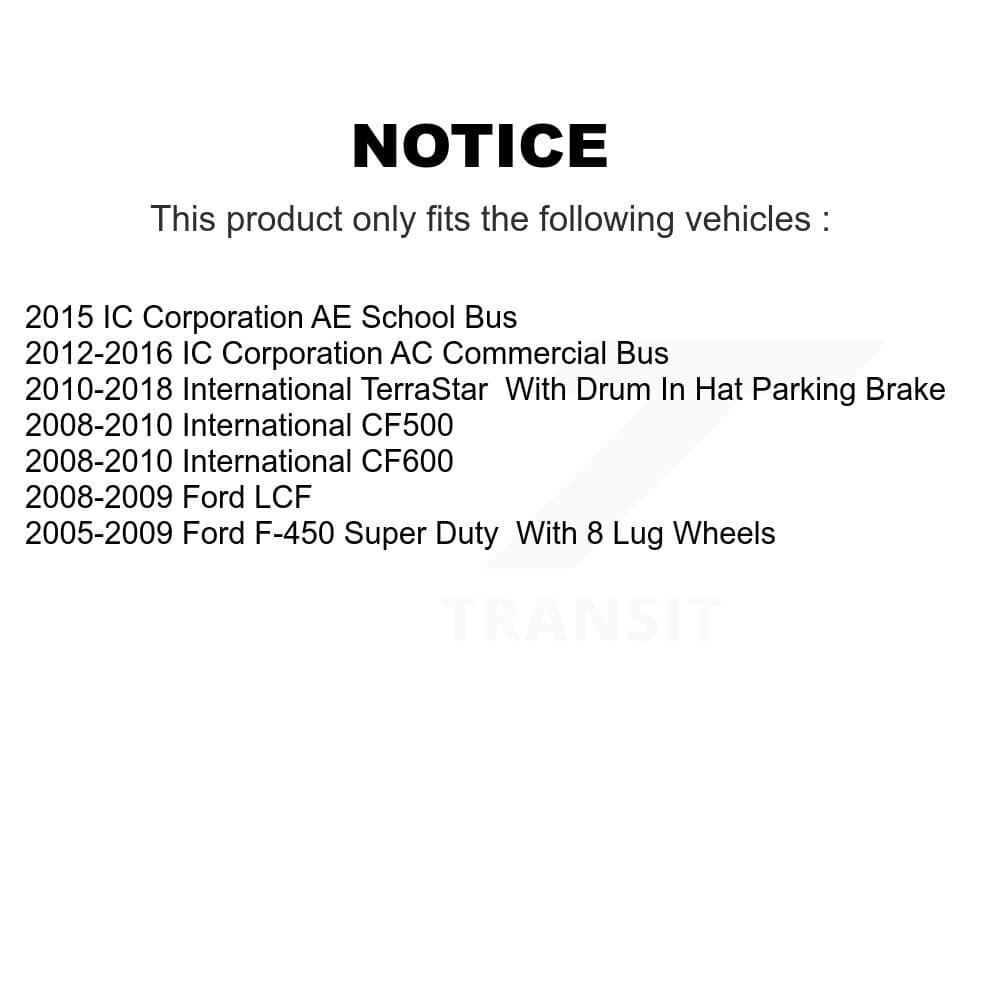 Transit Auto - KTN-100718 - Front and Rear Disc Brake Pad Kits image 19