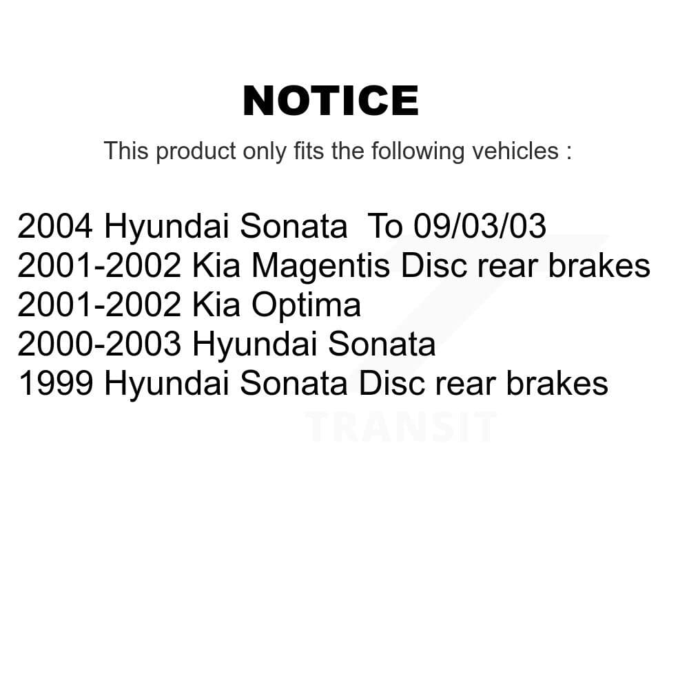 Transit Auto - KTN-100784 - Front and Rear Disc Brake Pad Kits image 19