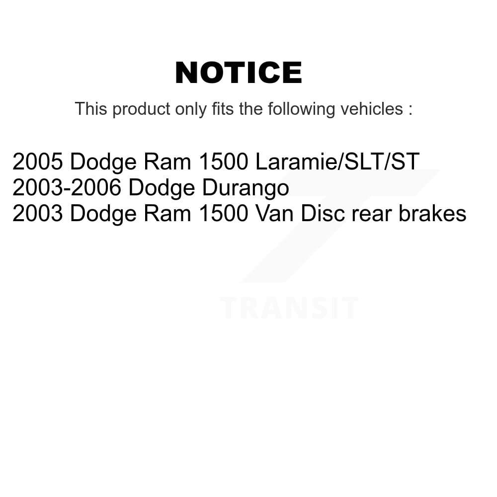 Transit Auto - KTN-100796 - Front and Rear Disc Brake Pad Kits image 19