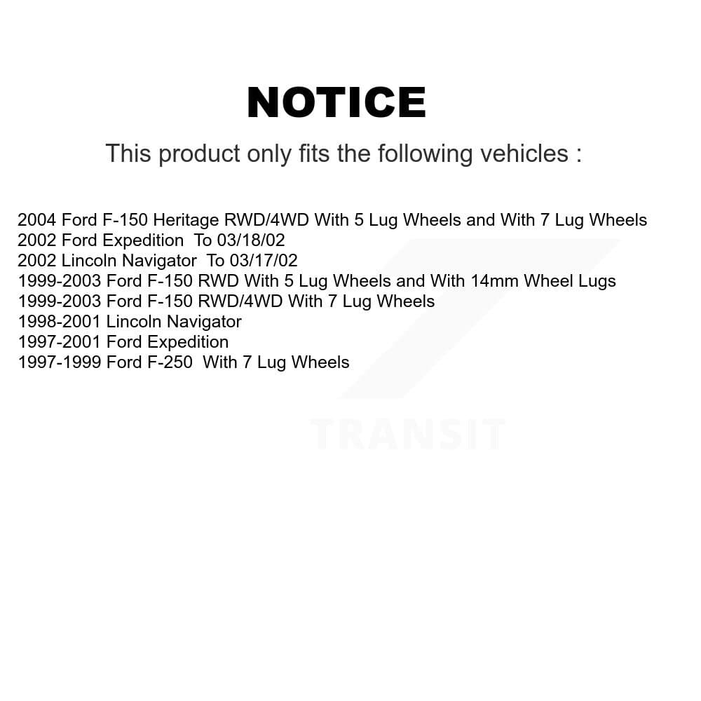 Transit Auto - KTN-100805 - Front and Rear Disc Brake Pad Kits image 19