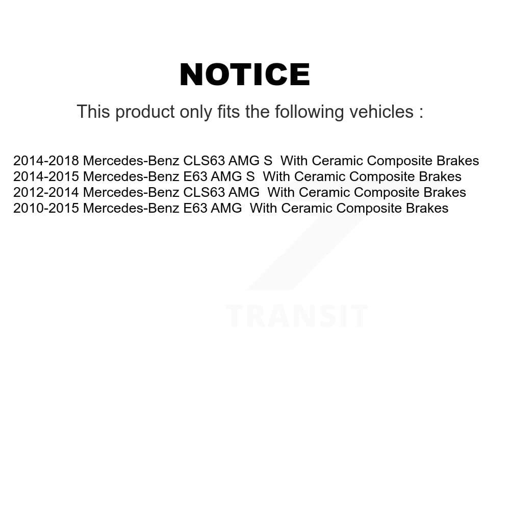 Transit Auto - KTN-100966 - Front and Rear Disc Brake Pad Kits image 19