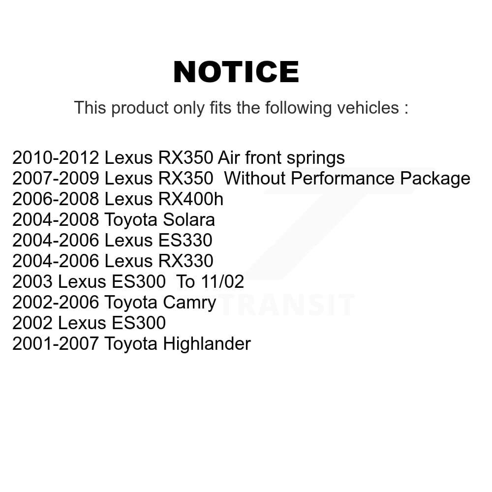 TOR - KTR-100090 - Front Suspension Control Arm and Ball Joint Assembly Kits image 2