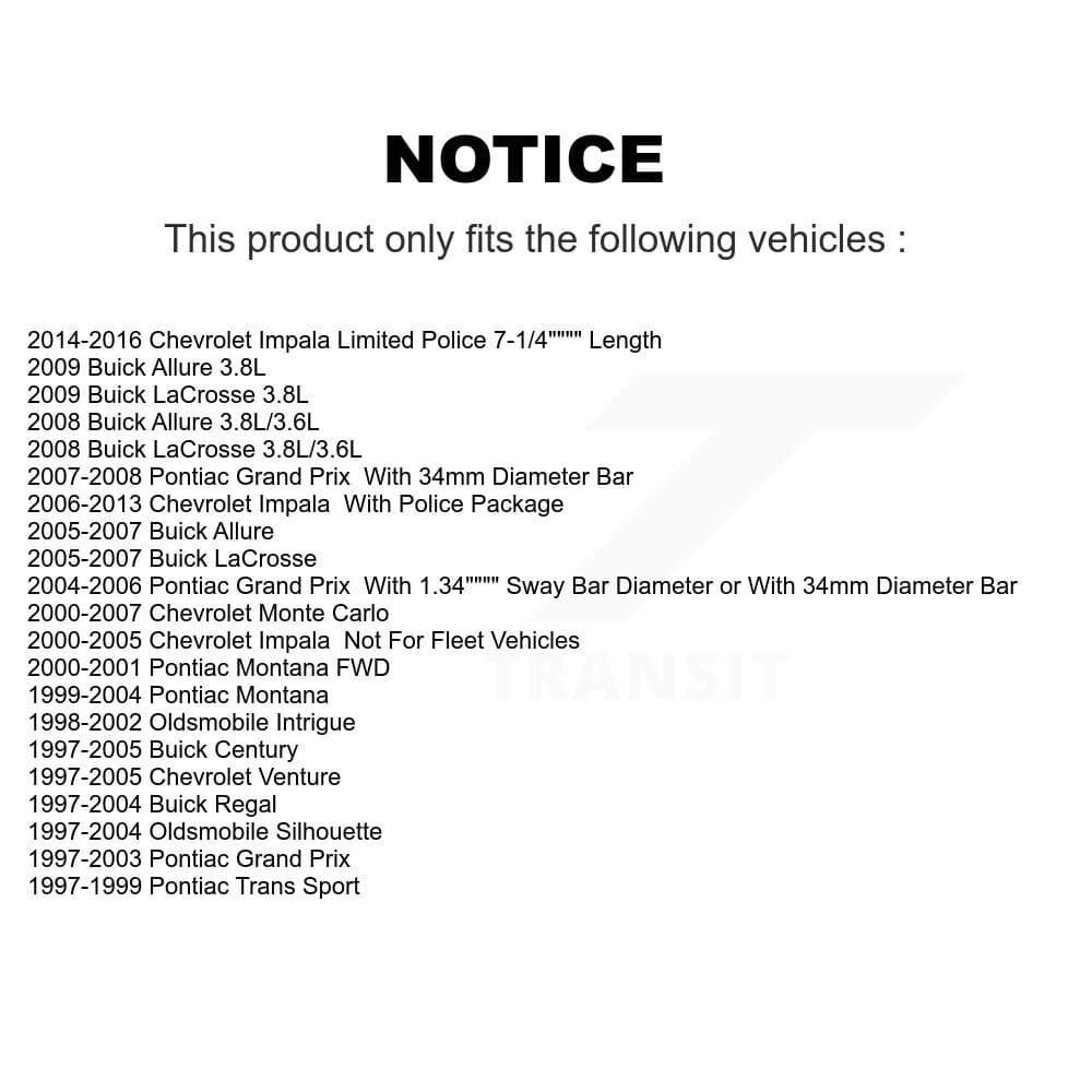 TOR - KTR-100193 - Front Suspension Control Arm and Ball Joint Assembly Kits image 2