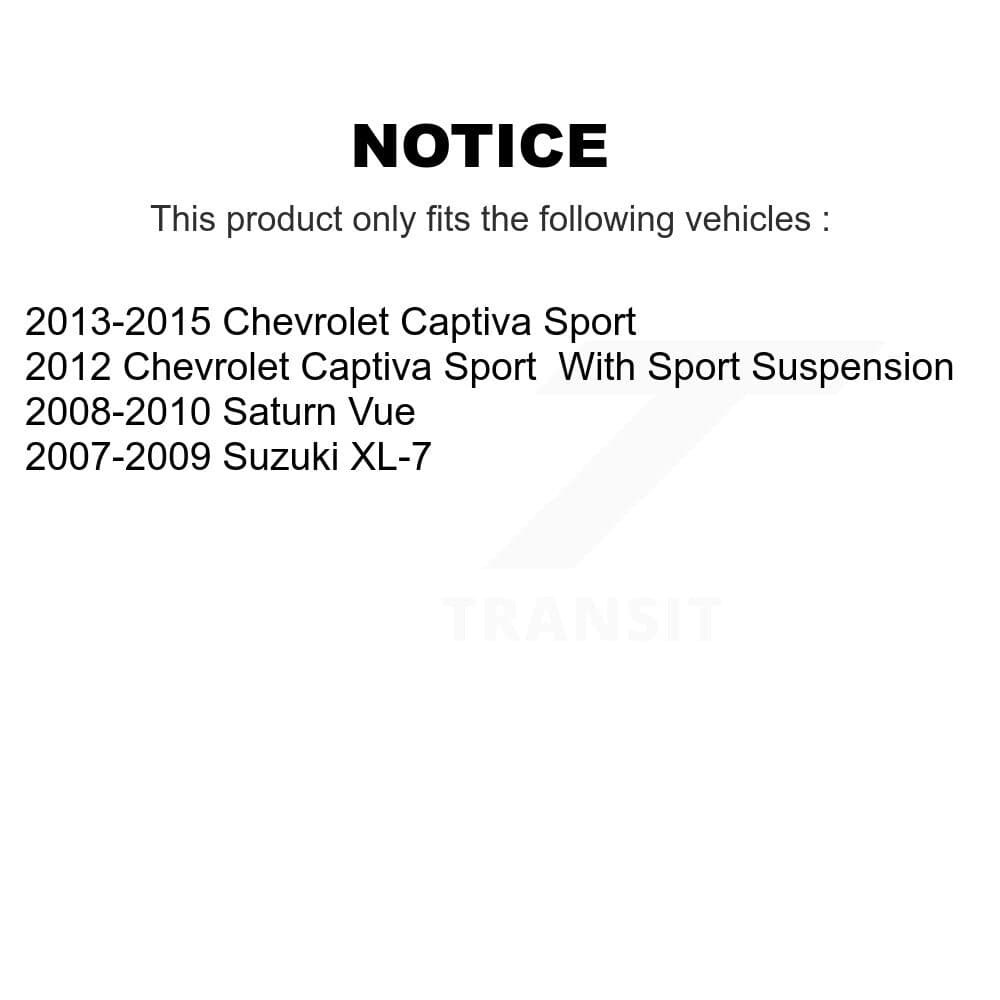 TOR - KTR-100225 - Front Suspension Control Arm and Ball Joint Assembly Kits image 2